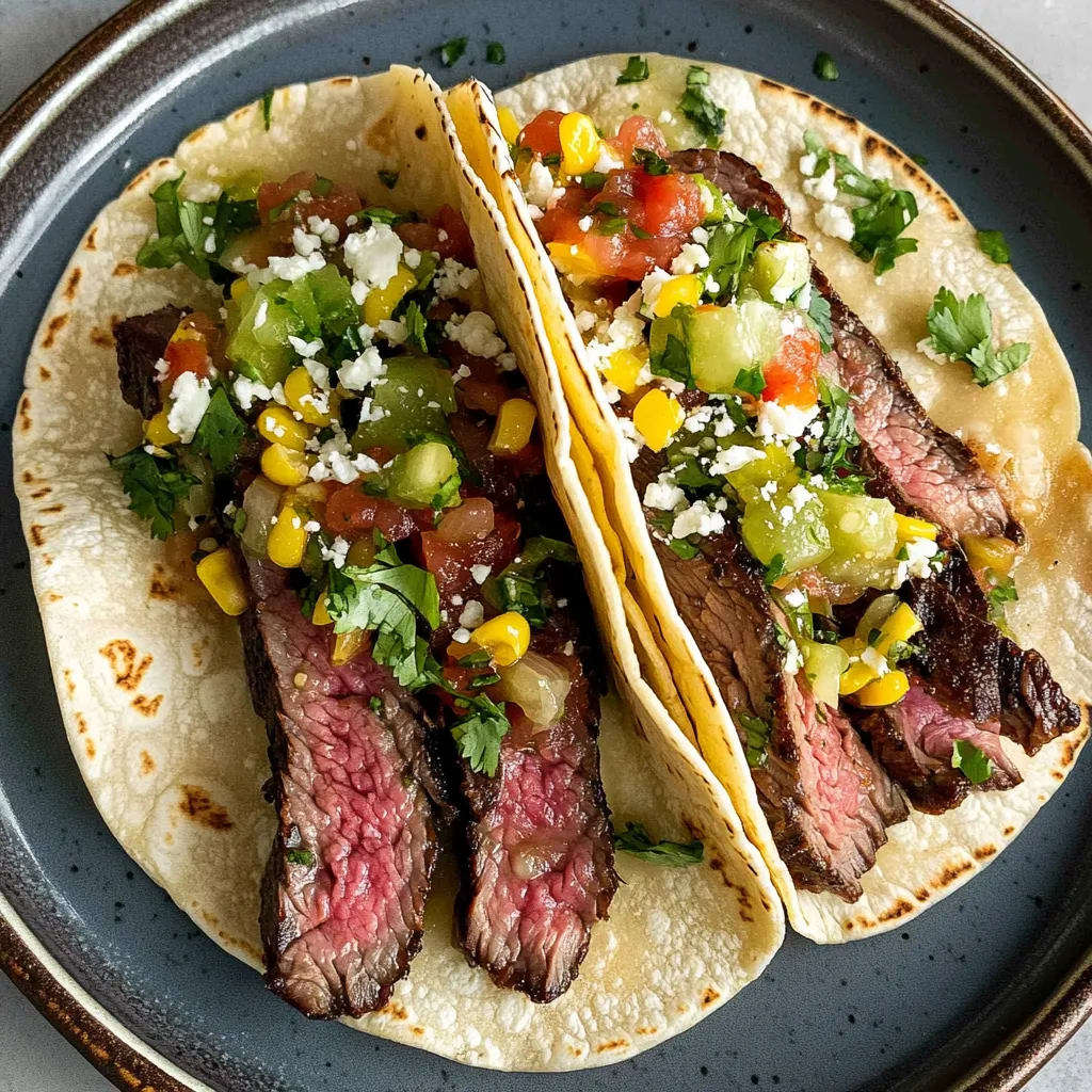 Quick & Juicy Grilled Flank Steak Tacos: Your Weeknight Taco Solution